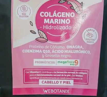 Marinecol Beauty 250g | Colágeno Marino, Proteínas Vegetales y Antioxidantes para Piel, Uñas y Cabello