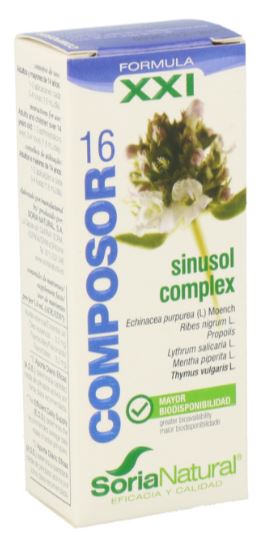 Composor 16 Sinusol Complex S XXI - Soria Natural - 25 ml