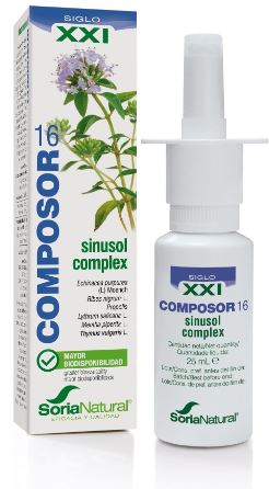 Composor 16 Sinusol Complex S XXI - Soria Natural - 25 ml