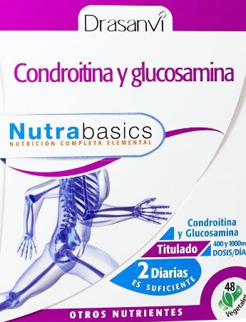 CONDROITINA+GLUCOSAMINA 48 caps NUTRABASICOS