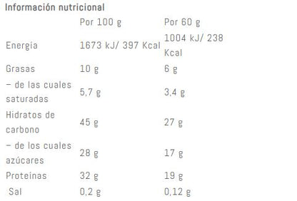 CAJA 12 UD. 32% PROTEIN BAR 60 g Varios Sabores