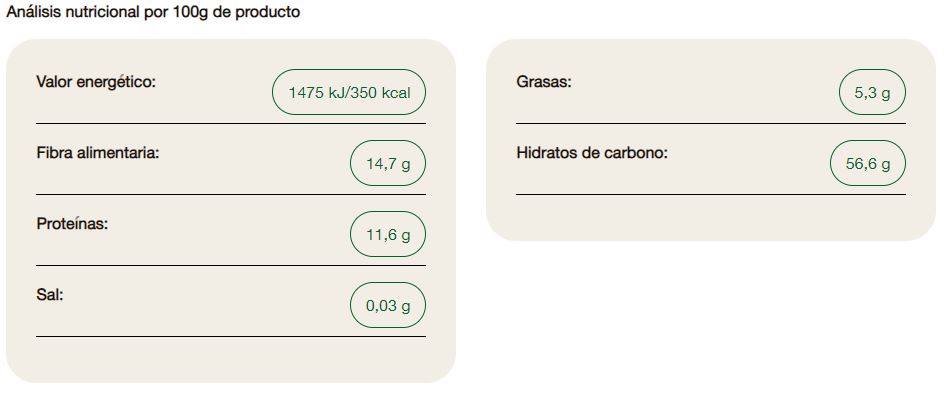 Copos de Avena Integral Finos 500 g