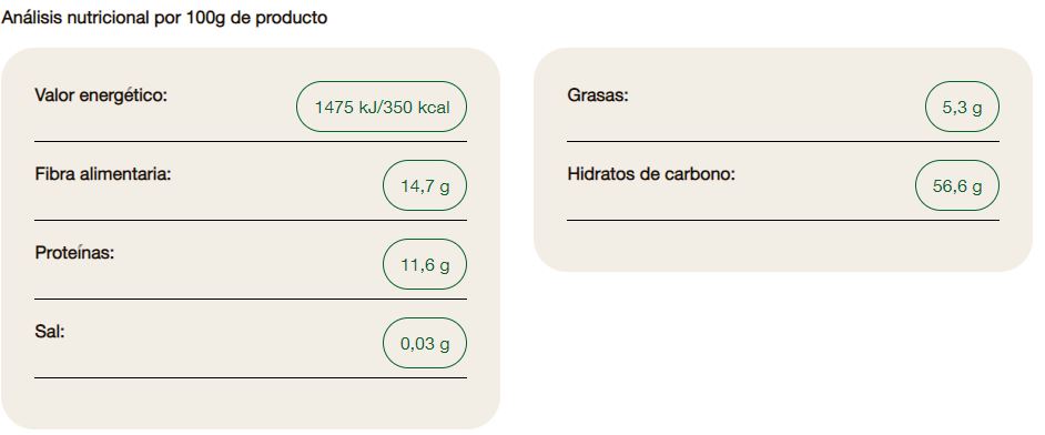 Copos de Avena Integral Gruesos Biocop 500 g