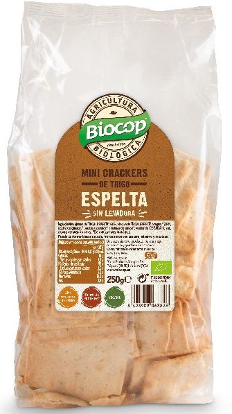 Mini Crackers de Trigo Espelta Biocop 250g