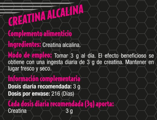 CREATINA ALCALINA 650G