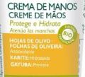 CREMA MANOS DE HOJAS OLIVO, MANTECA DE KARITÉ Y GAYUBA 100 ml BIO