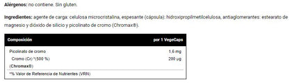 Chromium Picolinate (Picolinato de Cromo) de Vitobest®