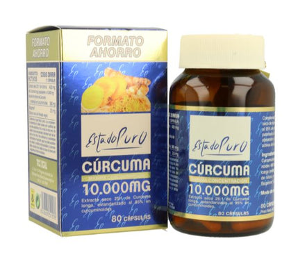 Cúrcuma 10.000 mg Estado Puro 40 y 80 cápsulas - Tongil: Alivio Natural para Dolores Inflamatorios