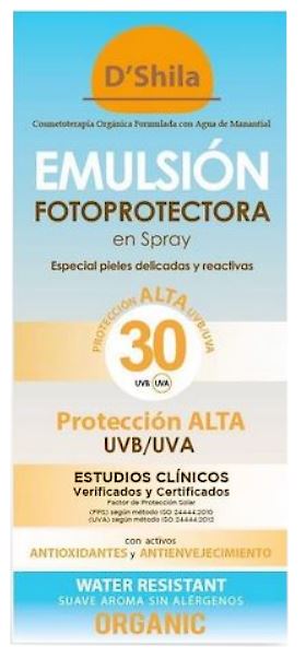 EMULSION FOTOPROTECTORA SPF30 SPRAY 200 ml