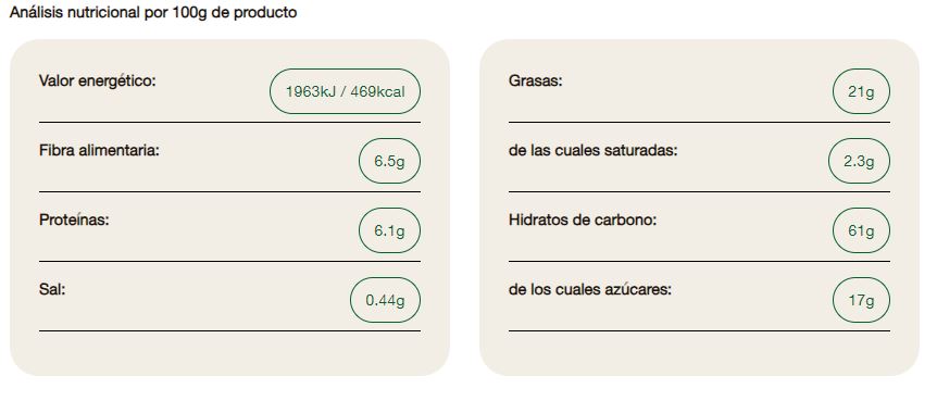 Galletas con Copos de Avena y Canela Biocop 250g