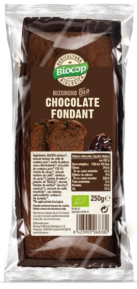 Bizcocho de Chocolate Fondant - 250g