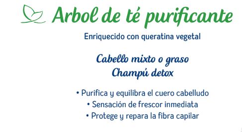 MASCARILLA PRE-CHAMPÚ EQUILIBRANTE PURIFICANTE DE ÁRBOL DE TÉ - 150 ml