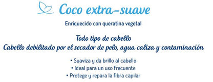 ACONDICIONADOR DE COCO EXTRA SUAVE -150ML