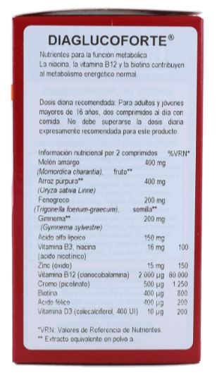 Diaglucoforte - 60 Comprimidos de Health Aid