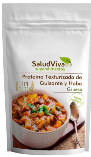 Proteína Texturizada Gruesa de Haba y Guisantes - 150g