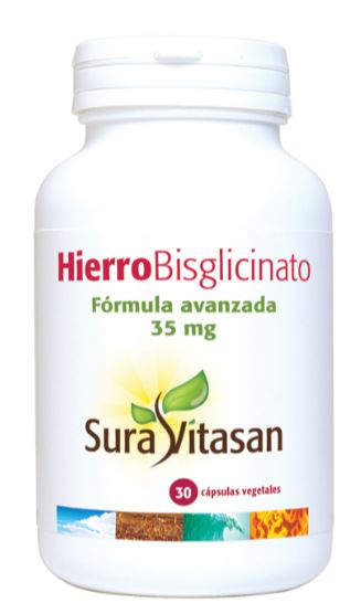 Hierro Bisglicinato 30 cápsulas - Sura Vitasan