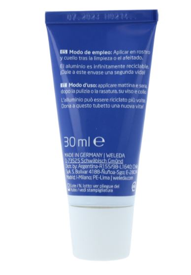 Crema Hidratante para Hombre - Weleda