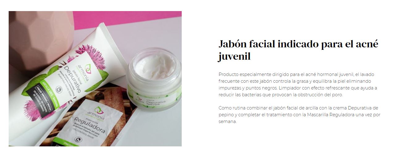 Jabón Facial Depurativo de Arcilla Gris - 150 g