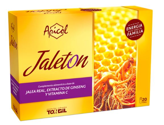 Apicol Jaletón de Tongil: Suplemento con Jalea Real, Ginseng y Vitamina C para Recuperar la Vitalidad