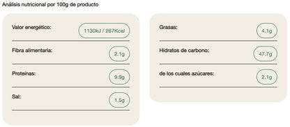 Pan de Molde sin Corteza de Kamut® Biocop 300g