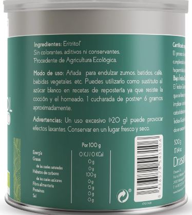 ERITRITOL BIO 500 g KETO