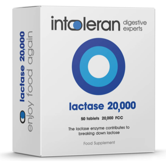 INTOLERAN LACTASA 20.000 50 comp divisibles