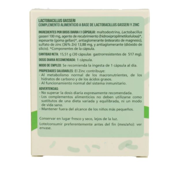 LACTOBACILLUS GASSERI 30 Vcaps