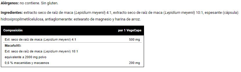 Maca Andina 2500 60 VegeCaps - Vitobest®