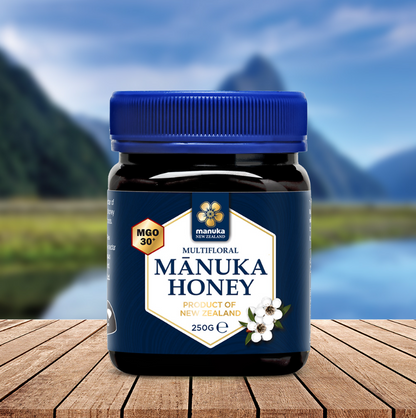 MIEL DE MANUKA RAW MULTIFLORAL MGO 30+ 250 g