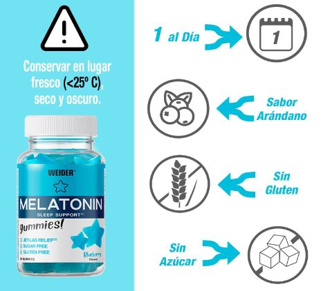 ENERGY BOOST GUMMIES MELATONINA 60 gominolas