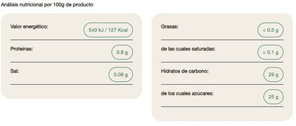 Compota de Melocotón y Cúrcuma - 265g