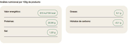 Filetes de melva en aceite de oliva virgen extra biológico - 195 g