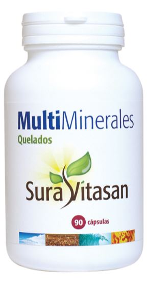 Multi Minerales Quelados - 90 Cápsulas - SuraVitasan