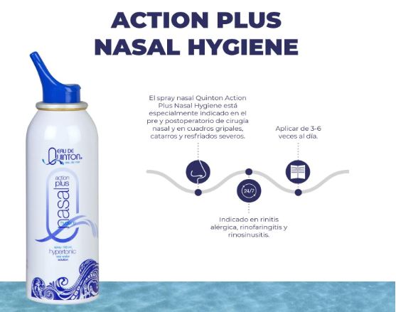 Lavado Nasal Spray Acción Plus - Quinton - 100 ml