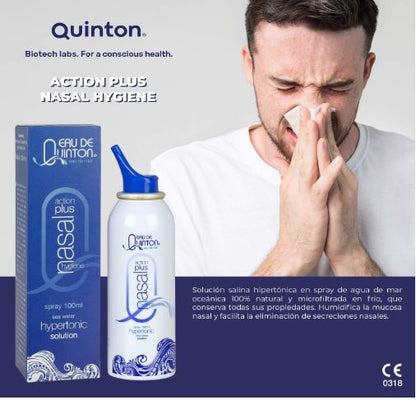 Lavado Nasal Spray Acción Plus - Quinton - 100 ml