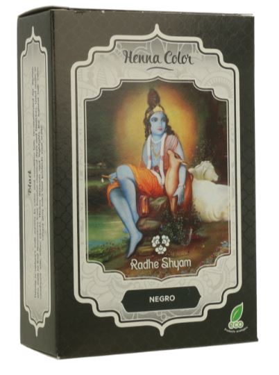 HENNA NEGRO POLVO RADHE SHYAM 100 GR