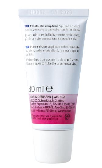 Crema de Noche Facial de Rosa Mosqueta Weleda - Nutrición y Regeneración Nocturna