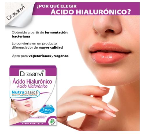 ACIDO HIALURONICO 30 caps NUTRABASICOS