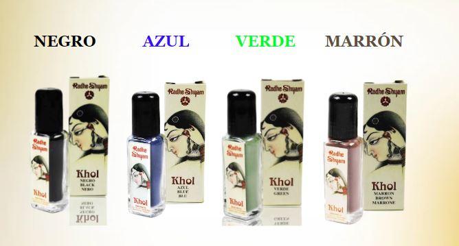 Khol Maquillaje Contorno de Ojos y Labios de Radhe Shyam: Intensifica tu Mirada con Elegancia Oriental