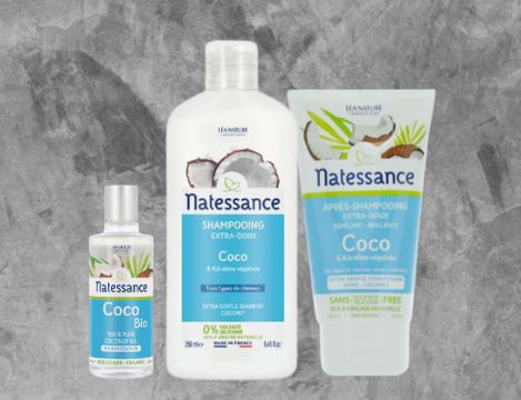 Pack Capilar de Coco con Keratina Vegetal: Champú Hidratante, Acondicionador Desenredante y Aceite Multiusos