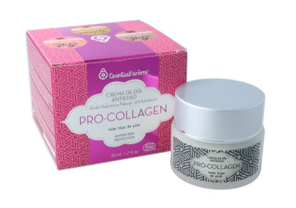 Crema de Día Antiedad Pro-collagen - Potencia, Protege, Embellece Esential Aroms