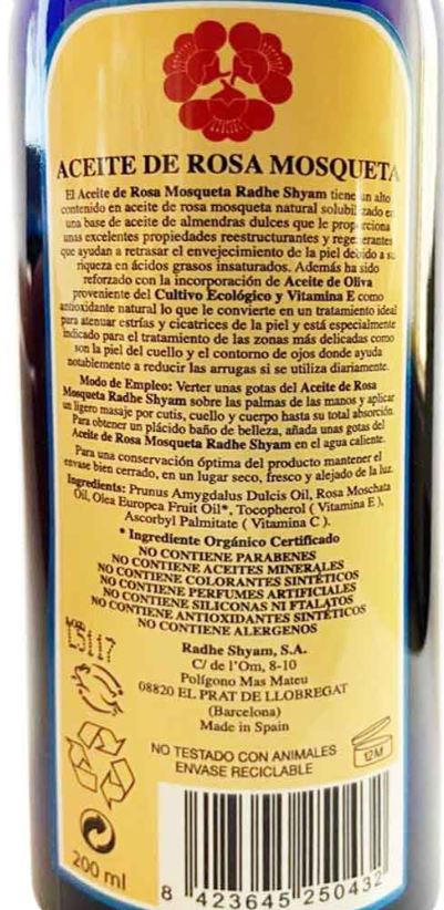 Aceite de Rosa Mosqueta Rejuvenecedor  - 200 ml