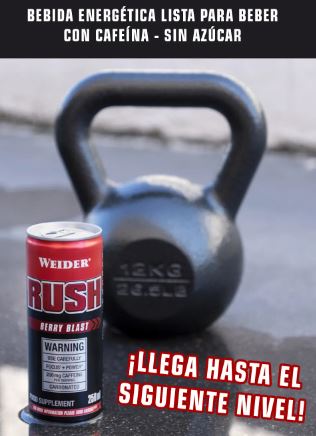 RUSH RTD BERRY BLAST 250 ml Bebida energética