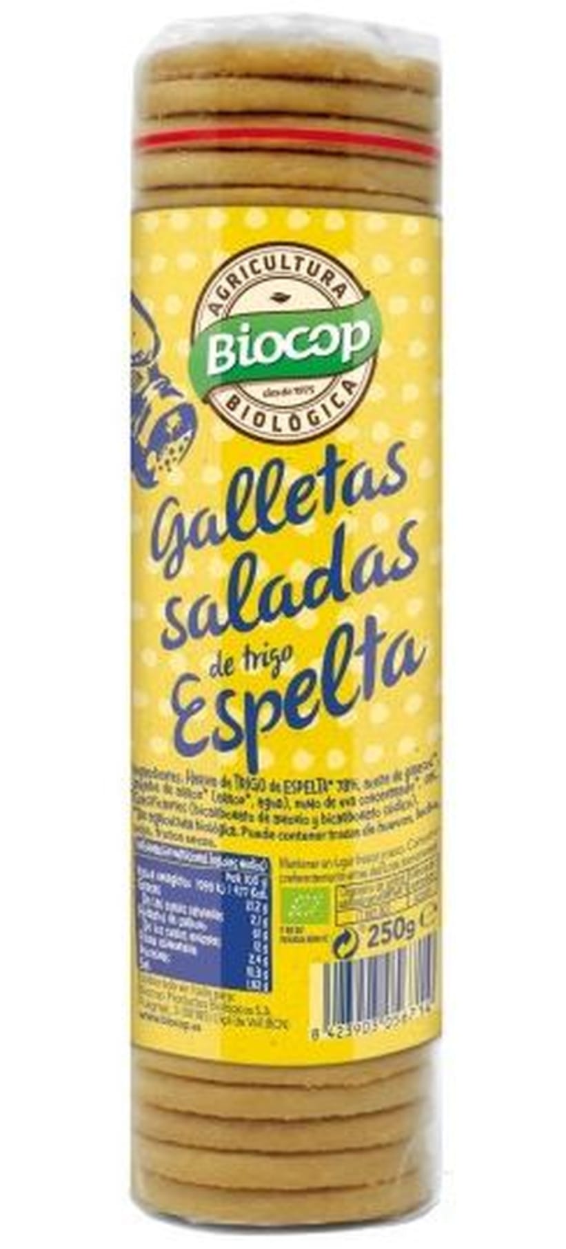 Galleta Salada de Trigo Espelta Biocop - 250 g