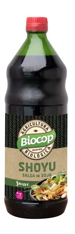 Salsa de Soja Shoyu Biocop en Presentaciones de 140ml, 500ml y 1 Litro