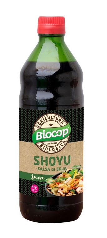 Salsa de Soja Shoyu Biocop en Presentaciones de 140ml, 500ml y 1 Litro