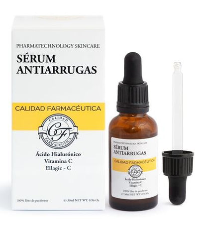 Serúm Facial Antiarrugas 30 ml - Calidad Farmacéutica CF