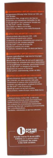 Spray Solar SPF50 Bio - Acorelle Cara y Cuerpo