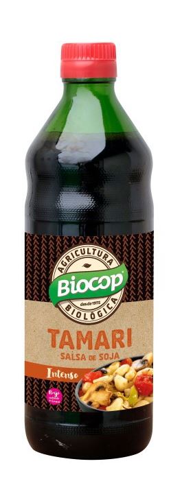 Salsa de Soja Tamari Biocop en Presentaciones de 140ml, 500ml y 10000ml