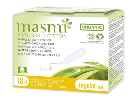 TAMPONES DIGITAL MASMI NATURAL COTTON REGULAR